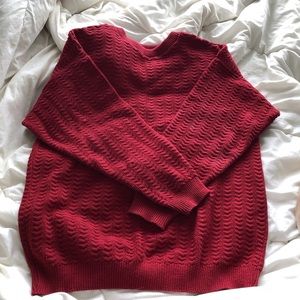 Red sweater